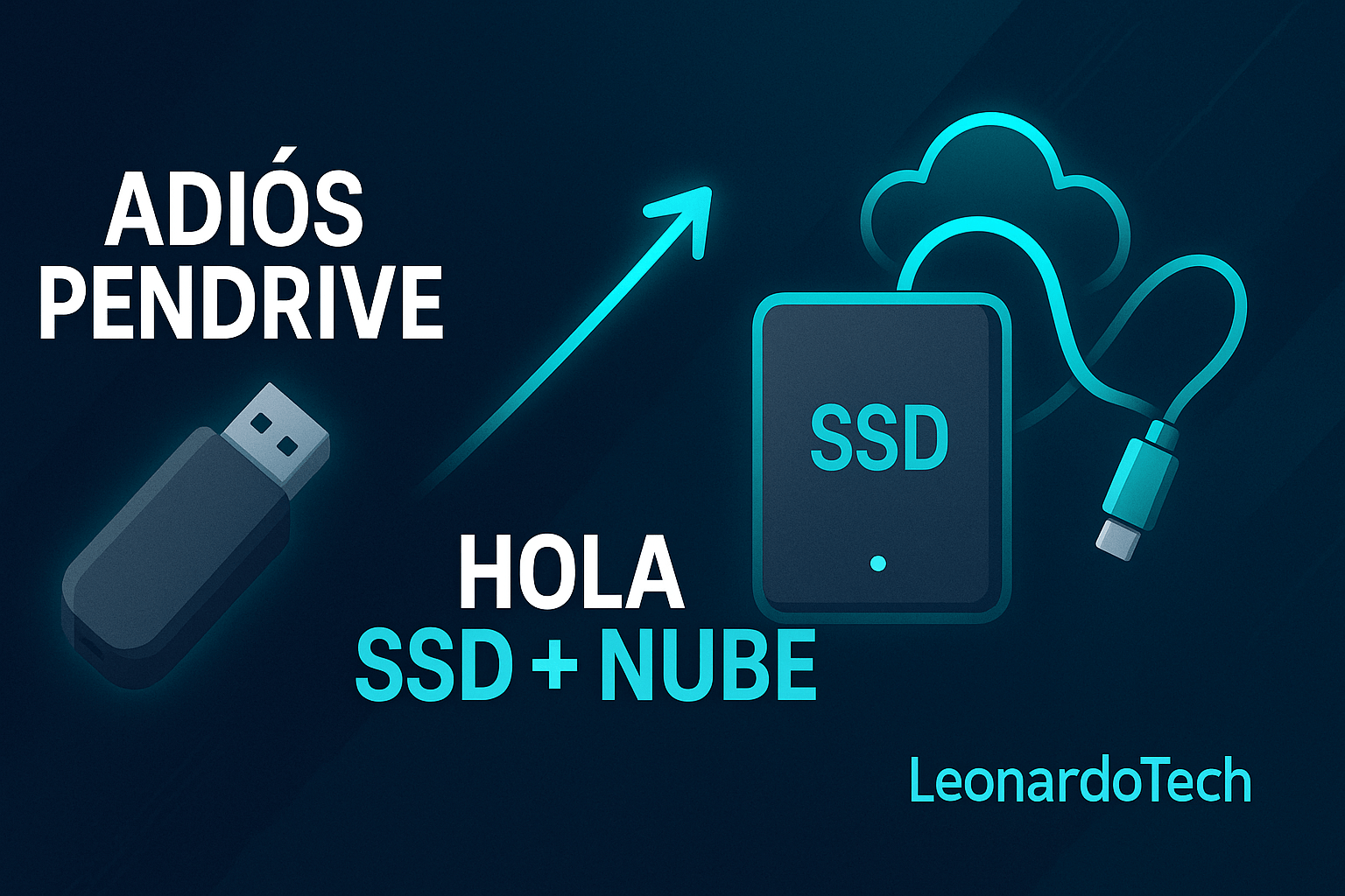La despedida del pendrive USB: por qué ya no es el rey del bolsillo