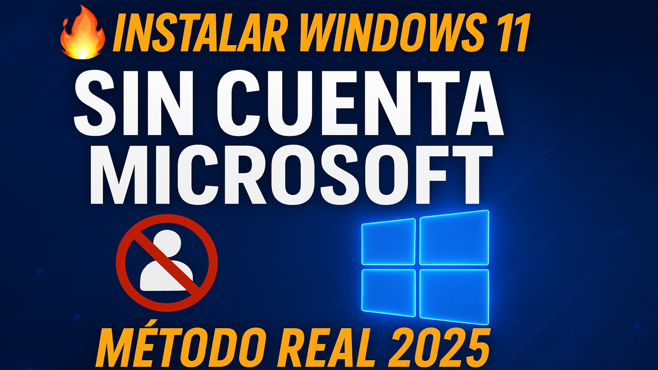 🔥 Instalar Windows 11 SIN Cuenta Microsoft (Método REAL 2025)